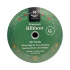 Member s Mark Wired Edge Premium Holiday Ribbon  1 5  Wide X 50 Yards