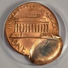 1982 Anacs Ms 64 Double Struck 2nd 80  Off Center Cent Mint Error Two Dates Rare