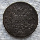 1804  1 2c Brown Draped Bust Half Cent Rare Key Date Fine Damaged 1 2 Cent