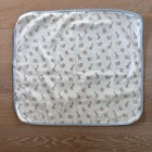 Little Me Knit Cotton Baby Blanket Blue Reversible Lion Giraffe Animal Crib Zoo