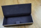 Lindberg Black Hard Eyeglass Sunglasses Case Metal Sides Lined Case Only