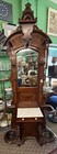 Eastlake Victorian Hall Tree With Marble Circa 1870