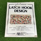 Vintage 1988 Latch Hook Kit Christmas Candle National Yarn Crafts 18x24