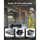 Uimoso Manual Lever Chain Hoist 3t 6600lbs 10ft Lift Alloy Steel For Warehouses