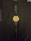 Raymond Weil Tango Men s Quartz Swiss Made Date Gold Dial Two-tone Leather 50m
