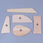 5 Pcs Wooden Pottery Clay Ribs Ceramic Potter Rib Sculpting    
