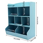 4 Tiers Kids Toy Storage Organizer Kids Bookshelf Storage Rack For Playroom