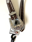  Nocona Belt Girls Western Rhinestone Belt Size 20 Bling Studs Scalloped New