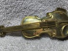 Barron Stand Up Upright Base Guitar Buckle 1978 Solid Brass Bbb 6031 Excellent  