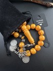 German Vintage Faturan Islamic Prayer Rosary 33 Beads Misbah                                     