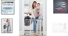 Easy Step 38 5-inch Extra Wide Walk-thru Baby Gate - Safety For Kids   Pets