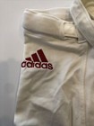 Game Worn Used Indiana Hoosiers White Football Pants  made By Adidas  Size L