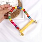 Pet Bird Swing Parrot Parakeet Budgie Cockatiel Cage Hammock Toys Hanging Toy y 