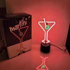 Lite Fx Martini Neon Light Approx 10  Tall - Real Neon