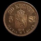 Norway 1875 20 Kroner Gold - King Oscar
