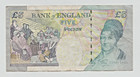 England Great Britain Circulated Note 5 Pounds Nd  2004-2011  P-391c