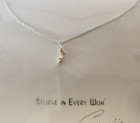 Disney Parks Collection Cinderella Sterling Silver Necklace Slipper Shoe 18  New