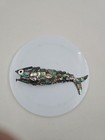 Vintage  Mother Of Pearl Abalone Fish Bottle Opener 8  Long Articulated