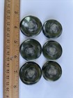 6 Vintage Mid Century Modern Coat Buttons Plastic 1 5 8   