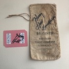 Henry Hill Inscribed Goodfellas Signed Autograph Empty Money Bag Signed Card 9