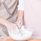 Stainless Whisks Hand Push Semi Automatic Egg Beater Mixer