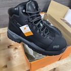 Timberland Pro Mens Black 6  Bosshog Compe Toe Waterproof Boots Size 8 5 New