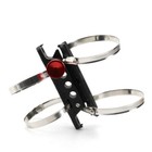 Car Utv Roll Bar Fire Extinguisher Holder Bracket Red For Jeep Wrangler Jk Su