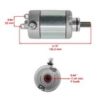 Caltric Starter Motor For Yamaha Yzf R6 2006-2025 Motorcycle Cw 12 V