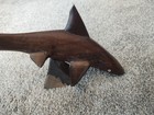Vintage 1997 Hand Carved Wooden Shark 13 5   Made In Belize