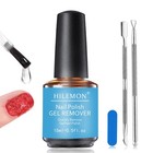 Quick Gel Nail Polish Remover - Fast 3 Min  No Soaking  Professional 15ml