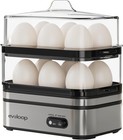 Rapid Egg Cooker Electric 12 Eggs Capacity  Soft  Medium  Hard Boiled  Poache   