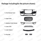 Complete Bumper Set For 2015-2023 Chrysler 300 Srt Style No Parking Sensor