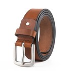Men   s Belts full Grain Genuine Leather Casual Dress Jeans Belts For Men 