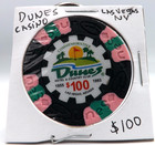 Vintage 1955-93 Dunes Hotel   Country Club   100 Las Vegas Casino Chip Rare