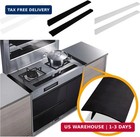 2 Pack Flexible Kitchen Stove Gap Covers  Silicone Gap Fillers Between Counter A