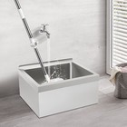 Commercial Wall-mounted Mop Sink Rectangular Stainless Steel Floor Mop Sink