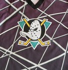 Vintage Mighty Ducks Hockey Jersey Nike Tag Sz  Small Authentic Aop Rare Nhl 90s