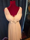 Grace Kelly Owned   Worn 50 s White Chiffon Layered Dress From Sydney Guilaroff