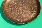 Vintage Middle Eastern persian Hand Tooled Copper Decorative Wall Plate