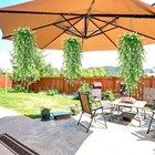 8pc Artificial Hanging Plant Fake Eucalyptus Leaf Vine Home Garden Wedding Decor