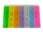 Weekly Pill Box Organizer 4times day Medicine Storage Container Case Compartment