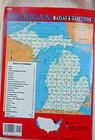 Vintage Michigan Delorme Atlas   Gazetteer Travel Outdoor Guide 1977 Softcover