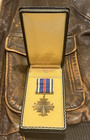 Wwii  Korea  Vietnam Us Distinguished Flying Cross In Coffin Box