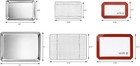 Baking Sheet Combo   Durable Rack   Mat For Food Service Use