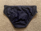 Mens Speedo Powerflex Eco Bikini Swimsuit Bottom Briefs Navy Blue Size 32 New