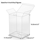 Pop Protector Case Covers For Funko 4  Box Vinyl Figures Clear Plastic Display