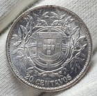 1916          Portugal 20 Centavos Silver Coin