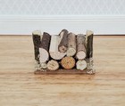Half Scale Miniature Stack Of Split Logs Wood Kindling For Firewood 1 24