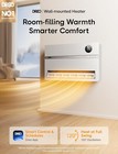 Dreo Smart Wall Heater Electric Space Indoor Heater 1500w Adjustable Thermostat