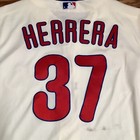 Odubel Herrera Game Used Worn 2019 Philadelphia Phillies Cream Jersey - Mlb Coa